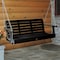 Highwood Usa 5ft Weatherly Porch Swing Outdoor Furniture for Patio, Backyard, Garden AD-PORW1-BKE - alternate 2